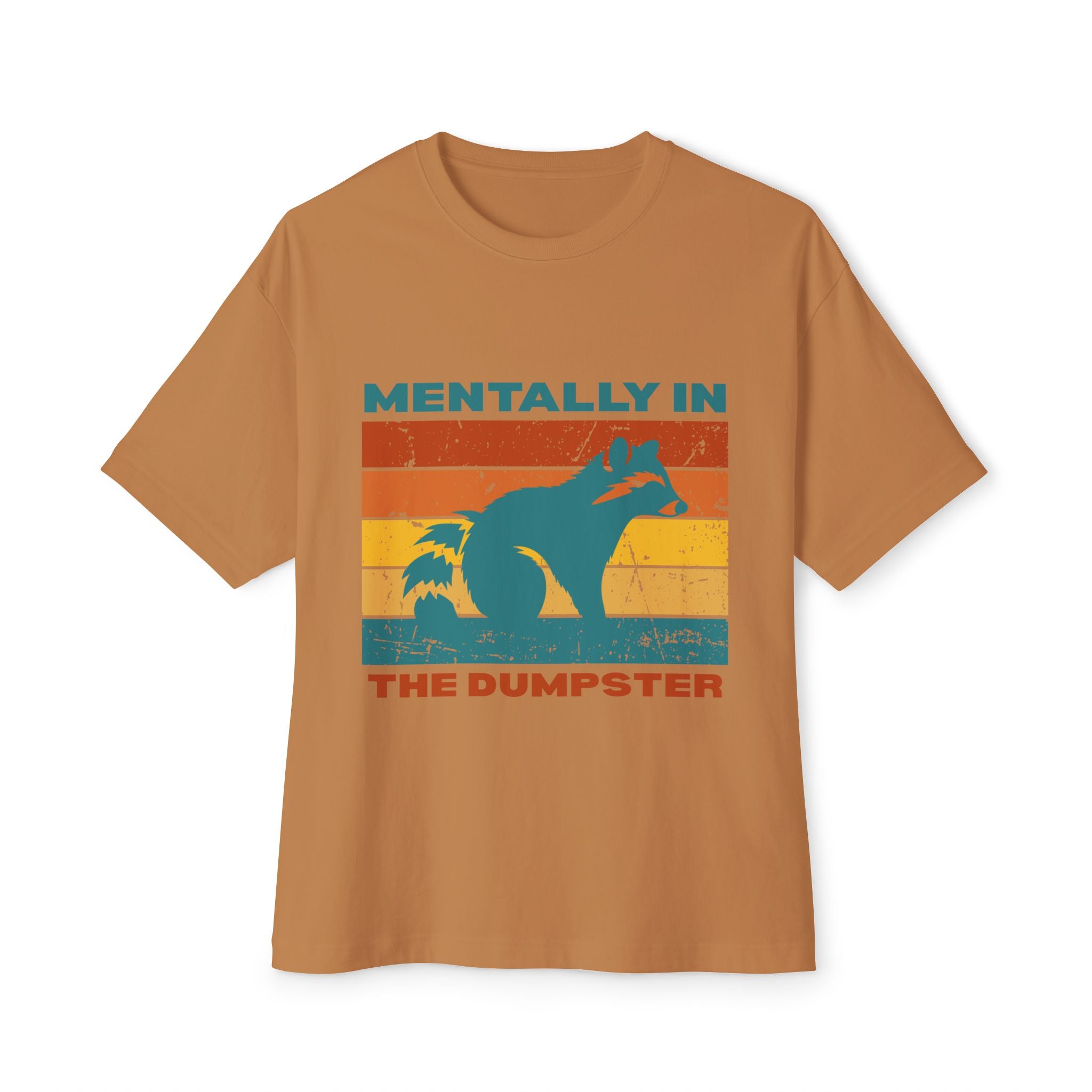 Unisex Oversized Graphic Tee – Quirky Animal Humor, Casual Wear, Gift for Friends, Stress Relief, Summer Style