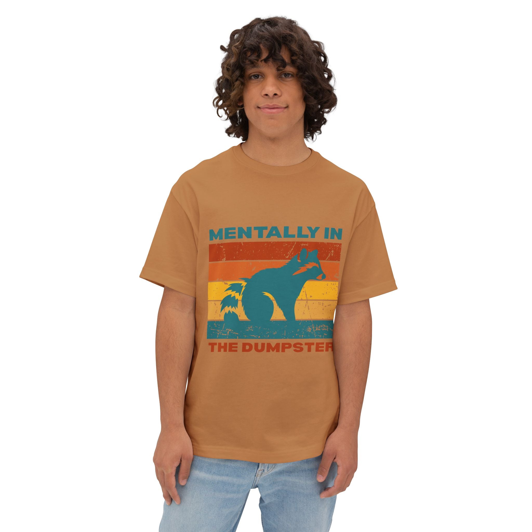 Unisex Oversized Graphic Tee – Quirky Animal Humor, Casual Wear, Gift for Friends, Stress Relief, Summer Style