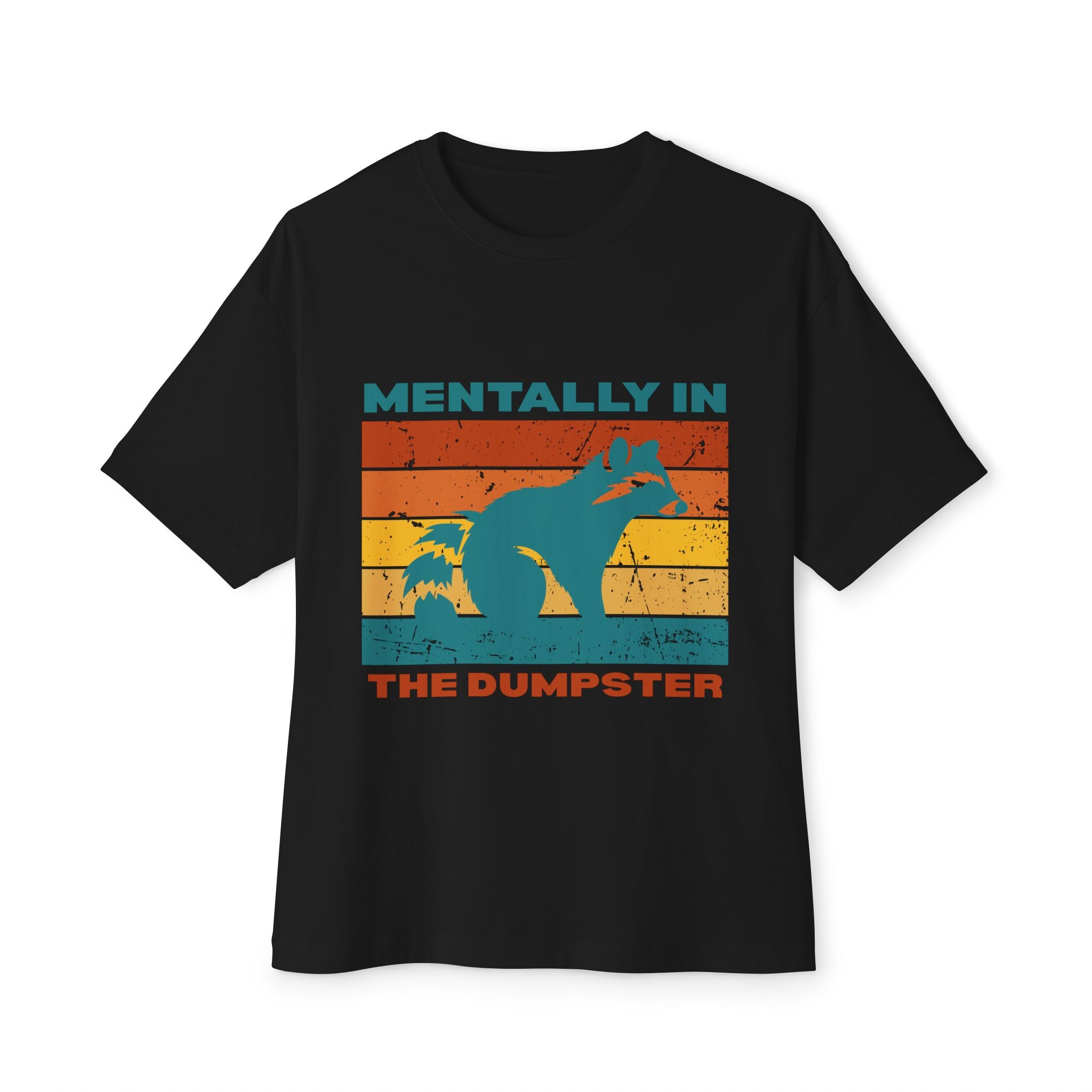 Unisex Oversized Graphic Tee – Quirky Animal Humor, Casual Wear, Gift for Friends, Stress Relief, Summer Style