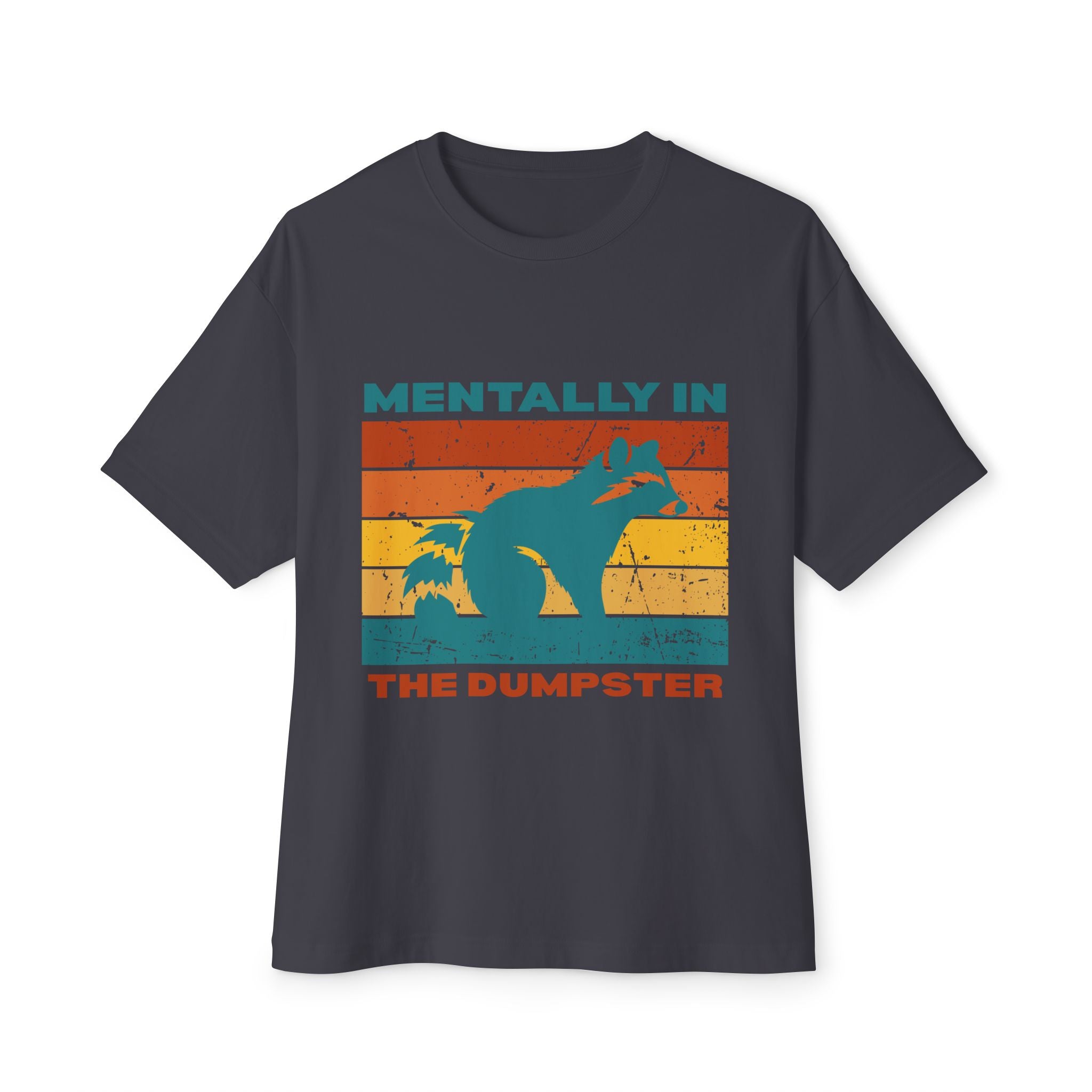 Unisex Oversized Graphic Tee – Quirky Animal Humor, Casual Wear, Gift for Friends, Stress Relief, Summer Style